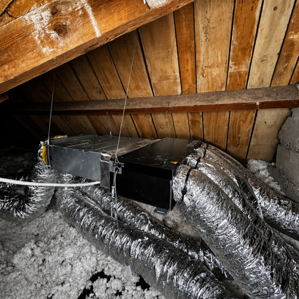 installation d'une pompe à chaleur Air/Air par Hervé-Pierre Électricité (carré)