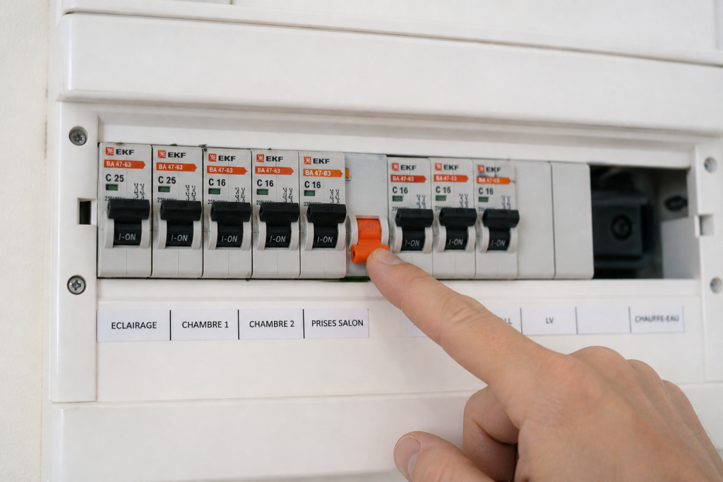 électricité générale par l'entreprise Hervé-Pierre Électricité - tableau électrique