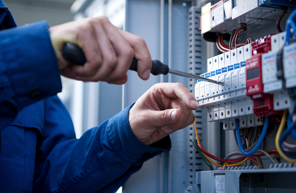 L'entreprise Hervé-Pierre Électricité s'occupe de l'installation électrique à La Rochelle